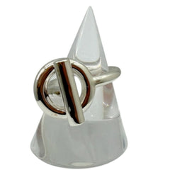 HERMES Echappé Ring, Silver #52, AG925, for Men and Women — Like New