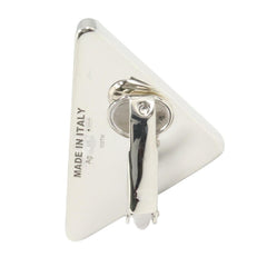 Prada PRADA Left Ear Earring, Sterling Silver 925, Women's, Blue/Silver Tone, 1JO722 — Like New