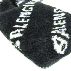 Balenciaga Everyday Phone Holder 596564 Women's Leather,Faux Fur Handbag,Shoulder Bag Black,White — Like New