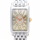 FRANCK MULLER 802 REL CD 1P CP STG Long Island Petite Pastille Stainless Steel xK18PG Pink Gold Ladies 39538 Watch — Very Good
