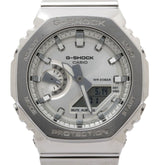 CASIO G-SHOCK 2100 Series GM-2110D-7AJF Silver Stainless Steel x Resin Men's Watch — Good