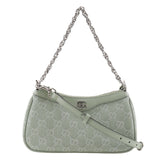 Gucci Off Deer 3-Way Shoulder Bag 784753, GG Canvas, Pale Green, Zipper, Women's — Like New