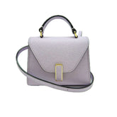 Valextra Iside Belt Mini Bag SGES0061028 Shoulder Purple Calf Leather Women's — New - Store Return