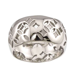 Louis Vuitton Petite Bague Galea Ring #47, 18K WG (White Gold 750) — Like New