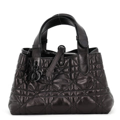 Christian Dior Macro Cannage Toujours Small Handbag M2822OSNW 2-way Black for Women — Like New