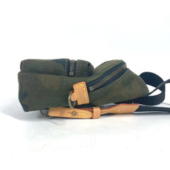 LOUIS VUITTON M44201 Supreme Collaboration Apollo Backpack Nano Bag Charm Rucksack Camouflage Keychain Canvas Men's Women's Green — Like New