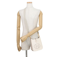 Hermes Evelyne TPM 111cm Amazon Beton Taurillon Clemence W stamp handbag women's HERMES — Like New