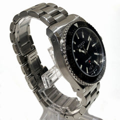 Gucci Dive watch, total weight 154.2g, stainless steel, automatic movement, black dial, 136.3 — Good