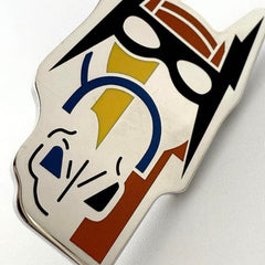 Hermes Men's Pin Badge Brooch Cheval Maske — Like New