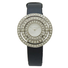 BVLGARI Astrale Cerchi White Dial Diamond Bezel Women's Quartz Watch AEW36G — Good
