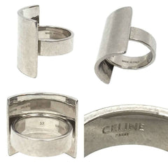 CELINE Square Ring 46N 136BRA 36SI 52 — New - Store Return