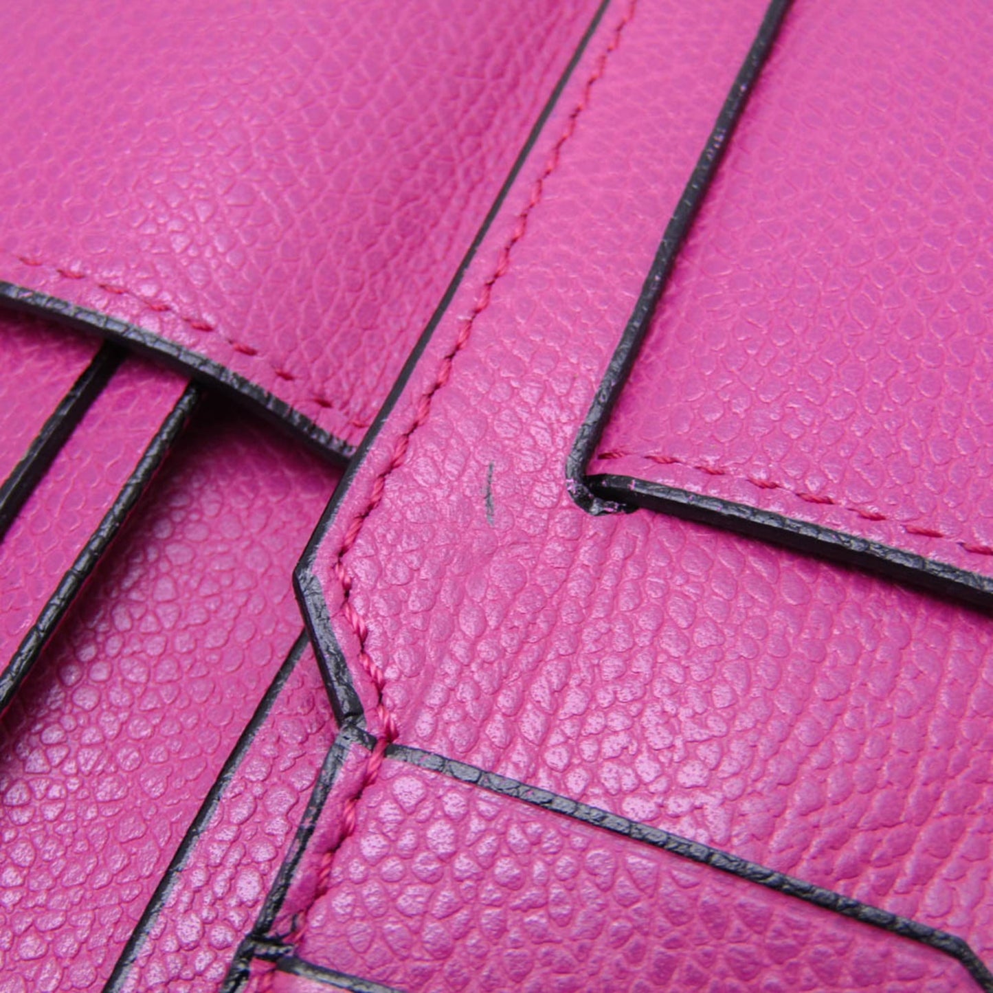 Valextra Women's Leather Long Bill Wallet (bi-fold) Pink