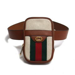 Gucci Sherry Line Double G Belt Bag/Pouch, Size 80 — New - Store Return