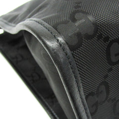 Gucci Off The Grid GG 630353 Men,Women Nylon Canvas,Leather Handbag,Shoulder Bag Black — Like New
