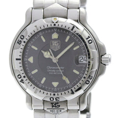 TAG HEUER 6000 Chronometer Steel Automatic Mens Watch WH5212 Polished — Very Good