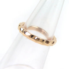 LOUIS VUITTON 085729 Alliance Monogram Infini Ring, AU750 18K 750 (PG), Current Model, Pink Gold, Weight 3.65g, Women's — Like New
