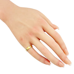 Gucci Icon Ring, 18K Yellow Gold, Women's — Like New