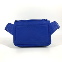LOUIS VUITTON M58486 Monogram Taurillon S Rock Sling Bag, Belt Cross Shoulder Body Leather, Men's, Women's, Blue — Like New