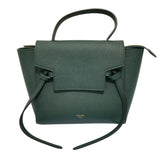 CELINE Nano Belt Bag, 2-Way Shoulder Bag/Handbag, Green, Women's — Like New
