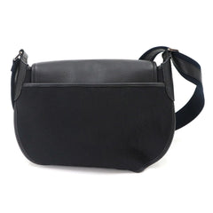 Christian Dior Trotter Street Chic Shoulder Handbag, Canvas and Leather, Black/Navy — Like New