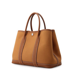 Hermes Garden TPM Verso Tote Bag, Gold Magnolia, Officier Negonda, Z-stamp, Garden, Handbag, Women's HERMES — Like New