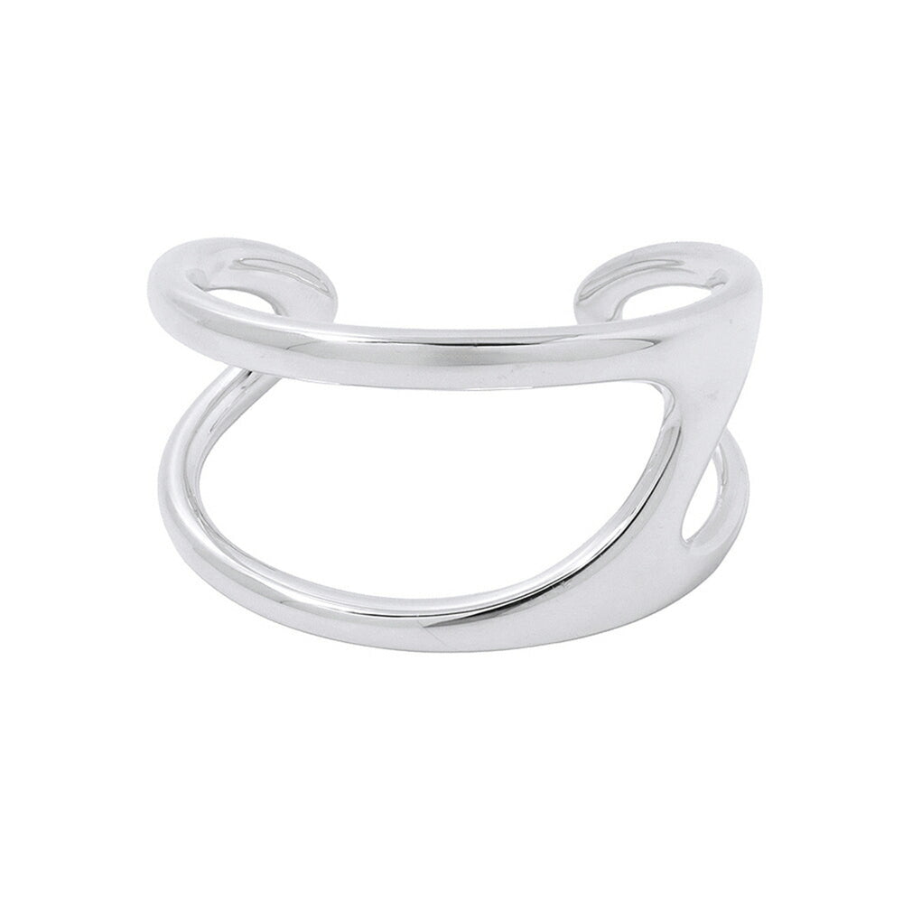 Hermes Chaine d'Ancre Punk Bangle GM SV925 Silver Size 14 HERMES — Like New