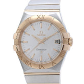 OMEGA Constellation Co-Axial Chronometer 123.20.35.60.02.001 Men's Watch, Stainless Steel x 18K Pink Gold, 40530 — Like New