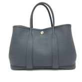 HERMES Garden Party TPM Negonda Handbag Bag Back Leather Women's Black — Like New