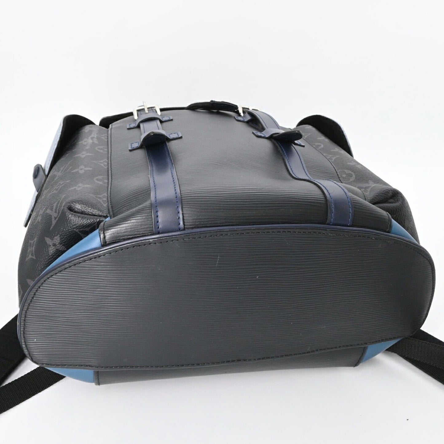 LOUIS VUITTON Christopher PM Epi Monogram Eclipse Backpack in Black, M53424