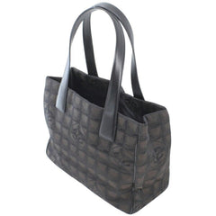 CHANEL New Travel Line Tote PM Dark Brown Bag Handbag Women's Nylon T6249 — New - Store Return