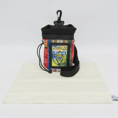 Loewe I Loewe Nature Chalk Bag Men,Women Cotton,Nylon Pouch,Shoulder Bag Black,Red Color — Like New