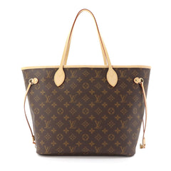 Louis Vuitton Monogram Neverfull MM Tote Handbag Brown Rose Beige M46975 RFID — New - Store Return