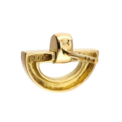 Celine CELINE Diamond 0.03ct Earring 18K YG Yellow Gold 750 Single Pierced — Like New