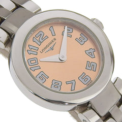 Longines Dolcevita Watch L5.174.4 Stainless Steel Quartz Analog Display Ladies — Good