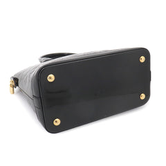 Louis Vuitton Lockit PM Monogram Vernis Handbag, Leather, Noir (M90247), Gold Hardware — Like New
