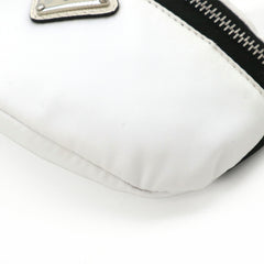 PRADA Triangle Wristband Pouch Multi-Pouch Nylon Leather BLANCO White 1TT095 — New - Store Return