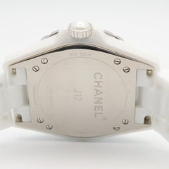 Chanel J12-365 Ceramic Men's Watch, White (H3837) — Very Good