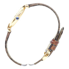 Cartier W1000653 925 Must Colisée SM Ivory Roman Dial Vermeil Quartz Watch Gold Ladies — Very Good