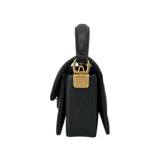 Chanel CHANEL Handbag Flap Bag Caviar Skin Matelassé Handle Mini Leather AS5164 Black — Like New