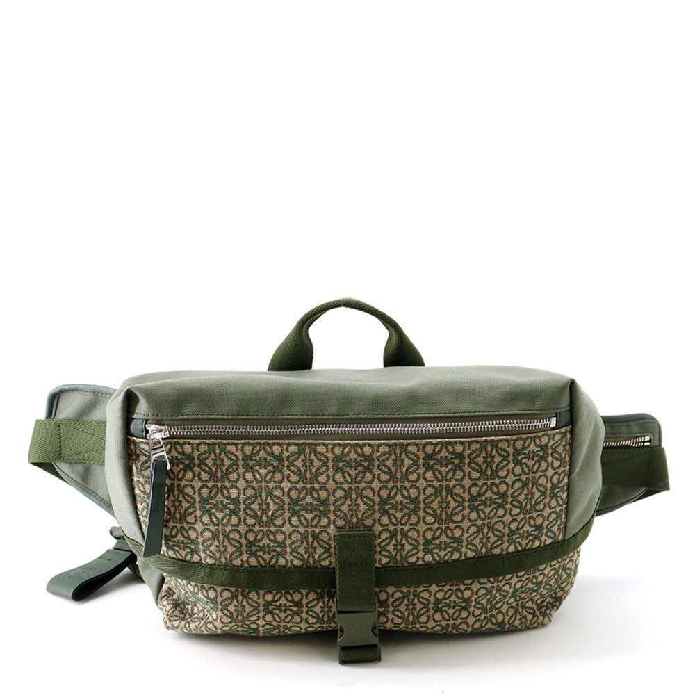 Loewe Postman Sling Anagram Canvas Handbag B741Z67X01 LOEWE Men's — Like New