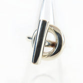 HERMES Echappé MM 925 Ring, 2024 Model, Silver, Size 48, with Case, Made in Italy, Weight 9.6g, Women's — Like New