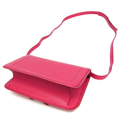 Salvatore Ferragamo Vara FZ-21 O001 Women's Leather Shoulder Bag Pink — Like New
