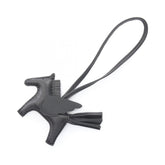 Hermes Rodeo Pegasus PM Charm Accessory, Agneau Milo Veau Swift Leather, Black, Women's — New - Store Return