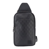 Louis Vuitton Damier Infini Avenue Sling Handbag Body Black N45303 RFID Bag — Like New