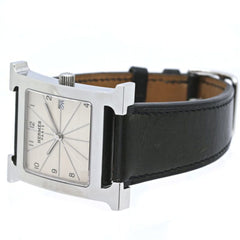 HERMES H-Watch HH1.810.260 VBN Men's Watch Stainless Steel x Cowhide Leather 40569 — Very Good