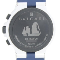 Bvlgari Aluminum Chronograph Capri Limited Edition BB40ATCH 103844 Automatic Watch — Very Good