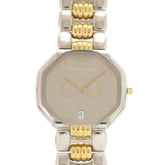 Christian Dior Octagon 45.204 Stainless Steel Silver and Gold Quartz Watch with Guarantee 0029 — Good