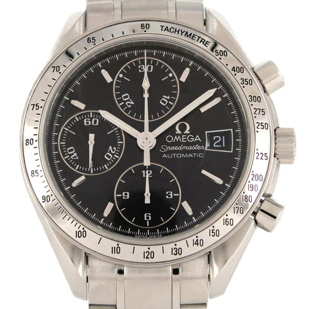 Omega Speedmaster Date 3513.50 Stainless Steel Automatic Watch — Very Good