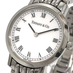 TIFFANY&Co. Tiffany M1510 Classic Quartz Round 2 Hand Analogue Watch SS Ladies Silver — Good