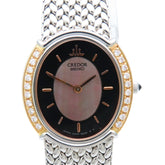 Seiko Credor 5A70-3000 SS K18YG Diamond Shell Women's Watch SEIKO — Good